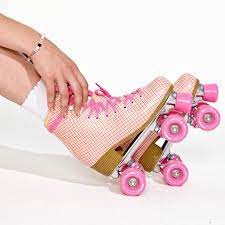 IMPALA SIDEWALK SKATES - PINK/TARTAN