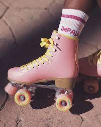 IMPALA SIDEWALK SKATES - PINK/YEL