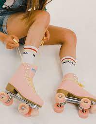 IMPALA SIDEWALK SKATES - PINK/YEL